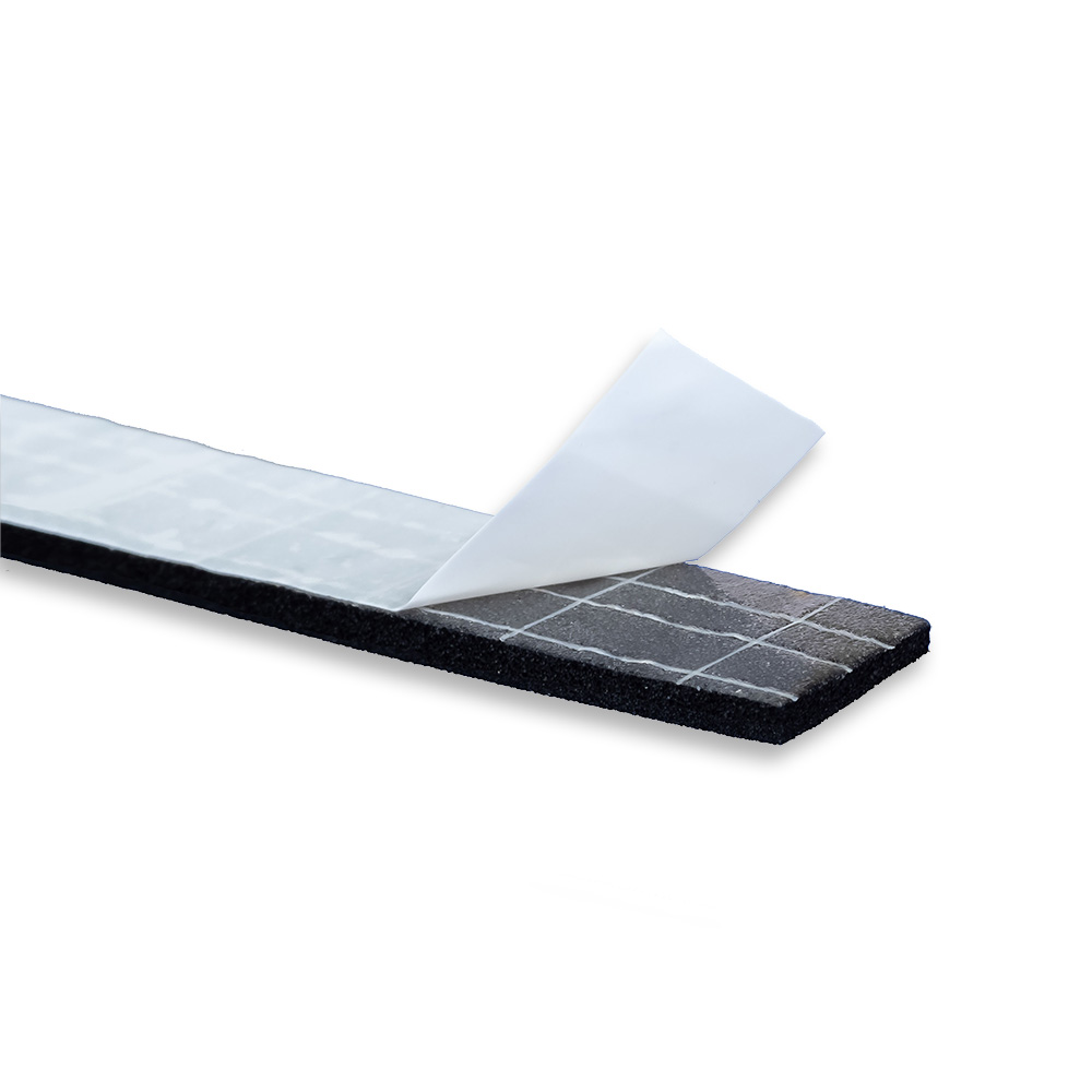 Uszczelka samoprzylepna 40 st. ShA Uszczelka 5x10mm 35ShA samoprzylepna EPDM 10mb wzmocniona