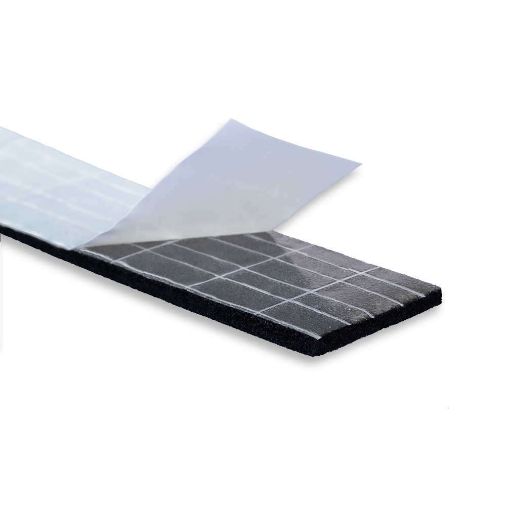 Uszczelka 5x40mm 35ShA samoprzylepna EPDM 10mb wzmocniona