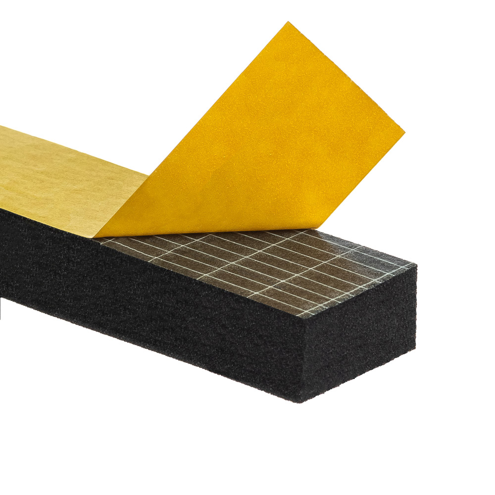 Uszczelka 20x40mm 40°ShA samoprzylepna EPDM 10mb wzmocniona