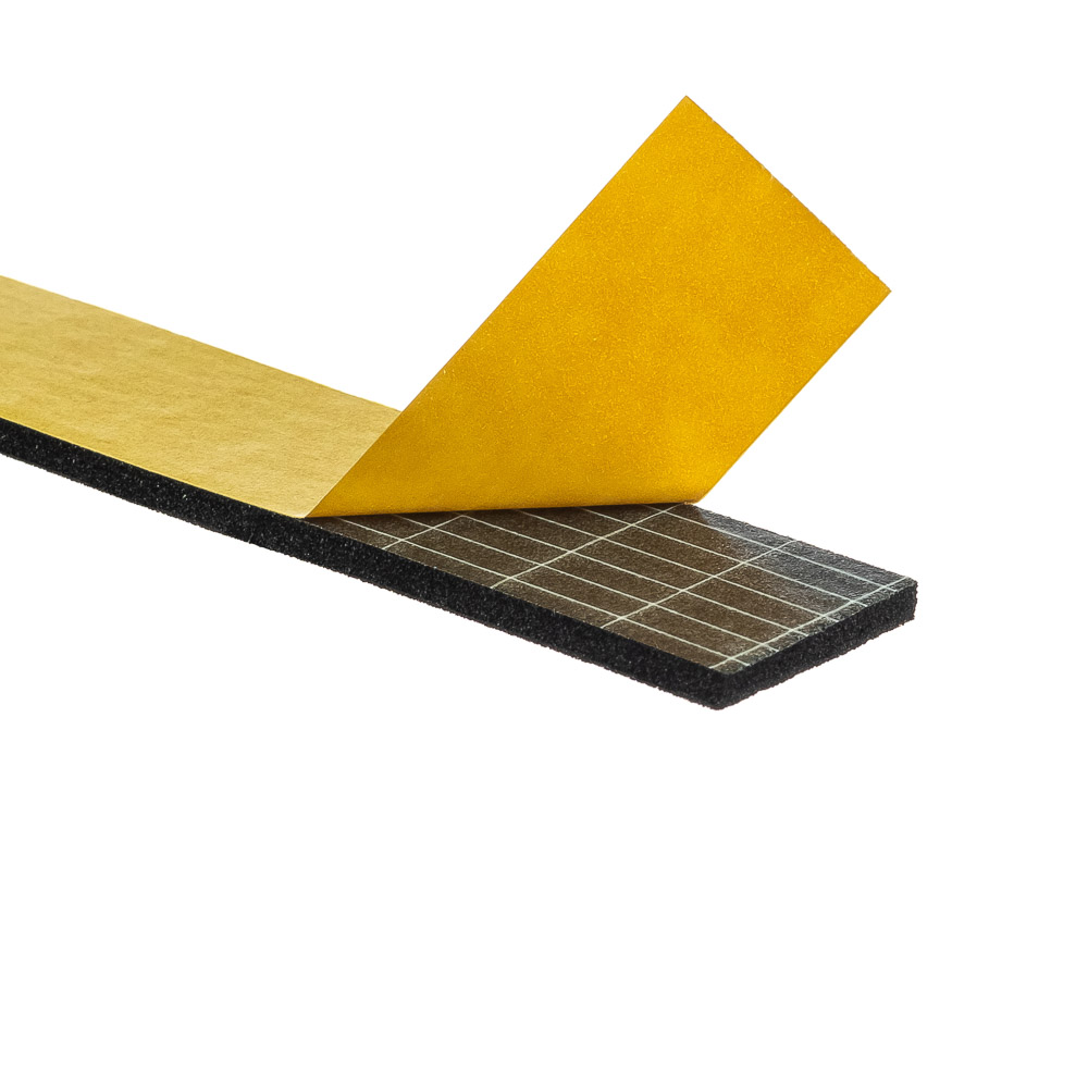 Uszczelka 2x20mm 40°ShA samoprzylepna EPDM 10mb wzmocniona
