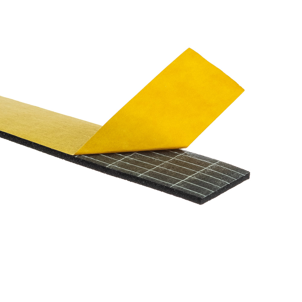 Uszczelka 2x25mm 40°ShA samoprzylepna EPDM 10mb wzmocniona