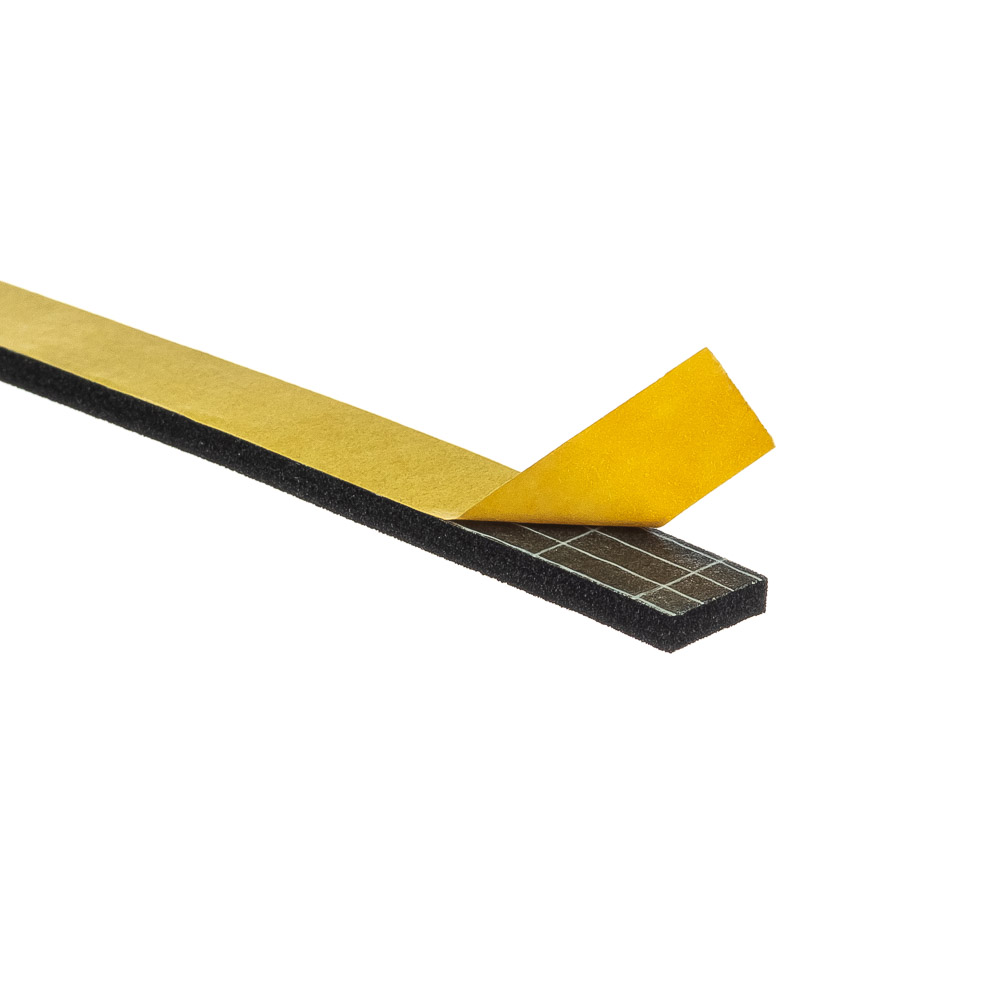 Uszczelka 3x10mm 40°ShA samoprzylepna EPDM 10mb wzmocniona